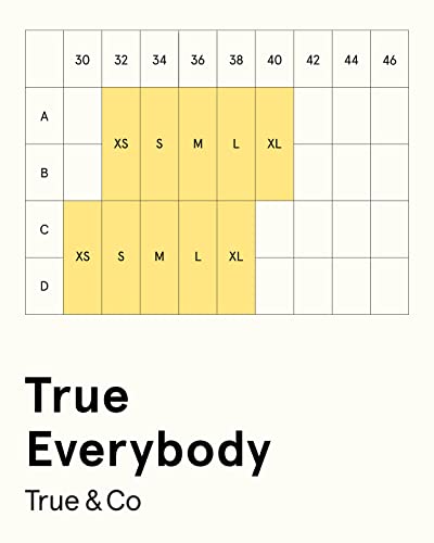 True & Co Women's Skinny Strap Plunge Bralette4