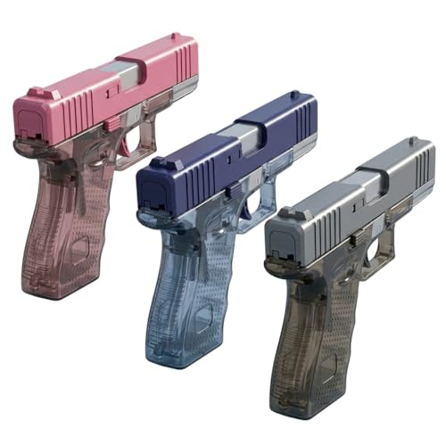 Water Pistols 3 Pack Manual Water Guns Outdoor Water Fighting Games Family Pool Parties Beach Activities Garden Water Play Set for People