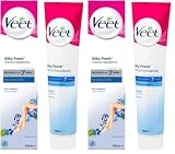 Veet Pure Crema Depilatoria Gambe, Braccia, Ascelle e Zona Bikini per Pelli Sensibili, Der...