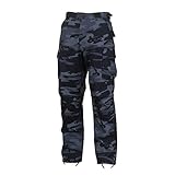Rothco Camo BDU Pants, Midnight Blue Camo, Large