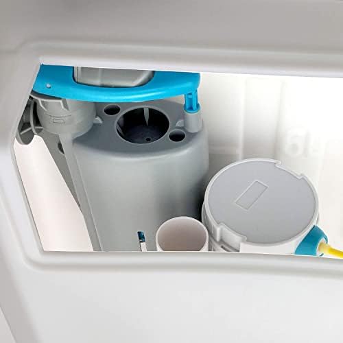 ECOSPA Concealed 3/6 Litre Dual Flush WC Toilet Cistern with Front & Side Access Including Valves and Flush Button  Left Water Entry  WRAS Approved and Simple to Install