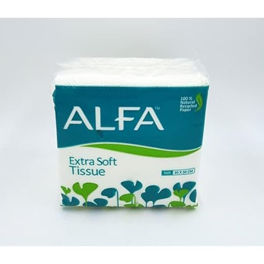 ALFA Recycled Giant Roll Paper Towels Pack of 8 30cm
