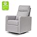 DaVinci Gabby 360° Swivel Glider Nursery Chair - High Pillowback Glider Rocking Chair - GREENGUARD Gold, FSC & Certi-PUR US Certified - Comfy Swivel Chair for Living Room and Nursery (Misty Grey)