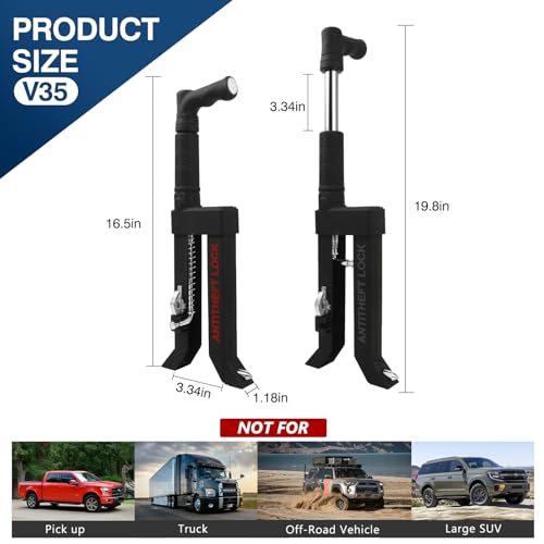 Image of Brake Pedal Lock, Anti Theft Car Device Brake Clutch Lock, Universal Car Security Anti Theft Protection for Car /Auto /Mini SUVs /Sedans, with Escape Hammer Window Breaker and 3 Keys(V35)