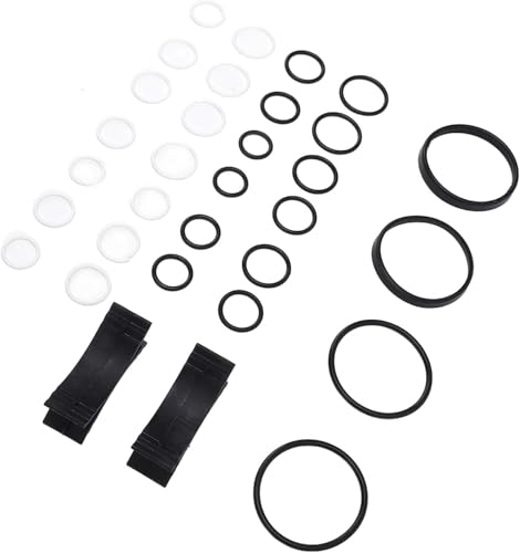 PEVAST 32pcs ABC Valve Block PTFE Seal Rebuild Kit for CL S SL Class 55 65 AMG 500 600 | Fix Car Sagging Overnight (2000-2006 Models)