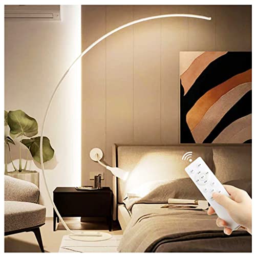 JAKROO LED Bogenlampe 25W Stehleuchte Dimmbar, mit Fernbedienung Stehlampe,...