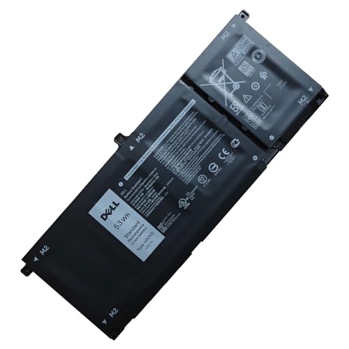 DELL H5CKD Battery for Dell Latitude 3410 3510 Inspiron 5300 5401 5408 5409 5501 5508 5509 5400 5406 Inspiron 7306 7405 2-in-1 Vostro 5300 5301 5401 5501 5402 P129G 7T8CD 07T8CD TXD03 53Wh 15V