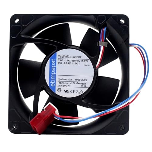 4114N/37HPR 24V 11.5W 120mm Fan - 480mA 12038 12CM 4-Wire Printing Machine Cooling Fan