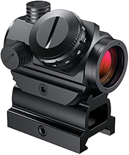 2022 Red Dot Sight, 1x22mm Compact 3 MOA Red Dot Scope, Reflex Rifle Scope with 1 Inch Riser Mount, 11 Brightness Settings, Gun Sight for AR/15, Rifles, Shotguns, Airsofts, Aluminum Alloy Housing