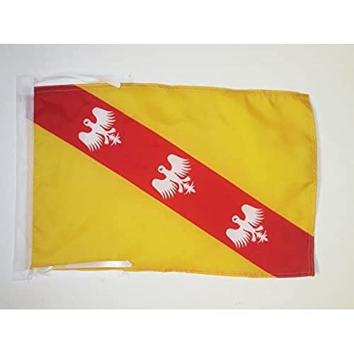 AZ FLAG - Drapeau Grand-gouvernement de Lorraine-et-Barrois - 45x30 cm - Pavillon Lorrain 100% Polyester Avec Deux Cordelettes - 20g