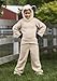 Fun Costumes Wooly White Sheep Kid's Costume | Cute Hooded Little Lamb Farm Animal Costumes with Mittens and Shoe Covers S