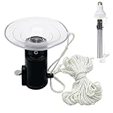 ZLY Suction Cup Light Bulb Changer for High Ceilings and Recessed Lights, Suction Cup Flat...