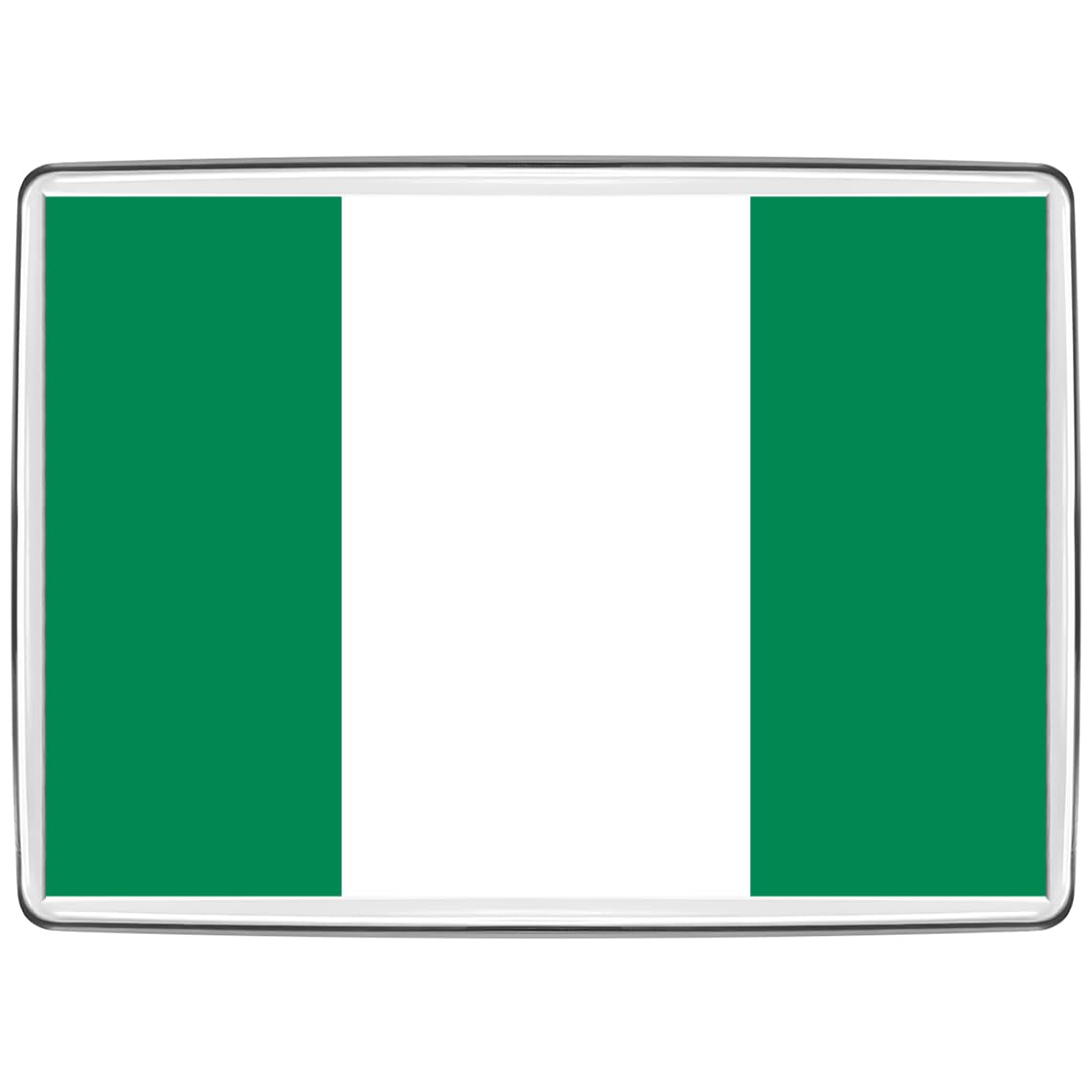 Pixly Clear Pixly® Nigeria Flag Fridge Magnet Large Jumbo Size Nigerian Keepsake Country Souvenir Novelty Refrigerator Magnets Gift