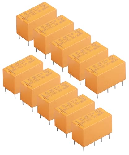 Flaconi 10PCS Kfz-Relais,Relais Auto,8PIN Relais,Relais 12A,Mini Relais de Puissance,Automobile Relais,Convient aux Phares,Démarreur,Pompe à...