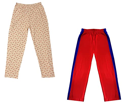 Image of indi weaves Boys and Girls Cotton Solid and Printed Pyjama /Pant /Trackpants