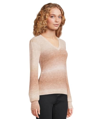 Madewell Women's Spacedye Lightweight Alpaca V-Neck Pullover2