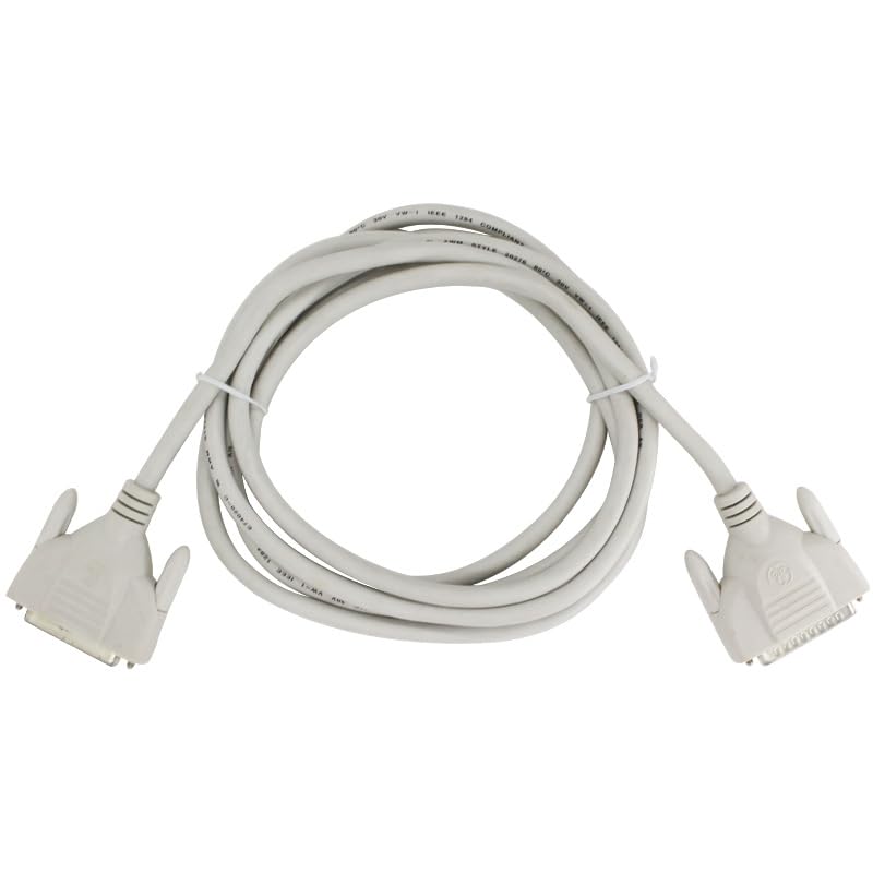 DB25P Male to Female Computer Straight Extension Cable Assembly 1 Meter
