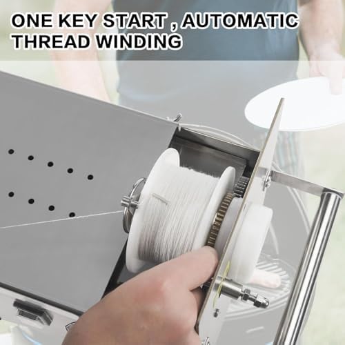 Automatic Sausage Tying Machine｜200W Automatic Sausage Linker Machine｜Electric Sausage Linker｜Adjustable Sausage Length (220V)