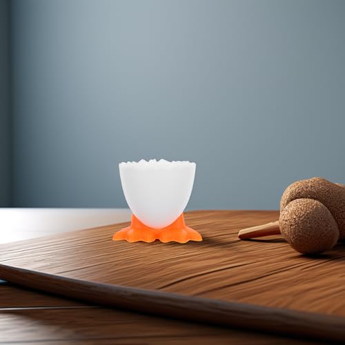 Soporte para huevos individuales de plástico resistente estilo creativo 7