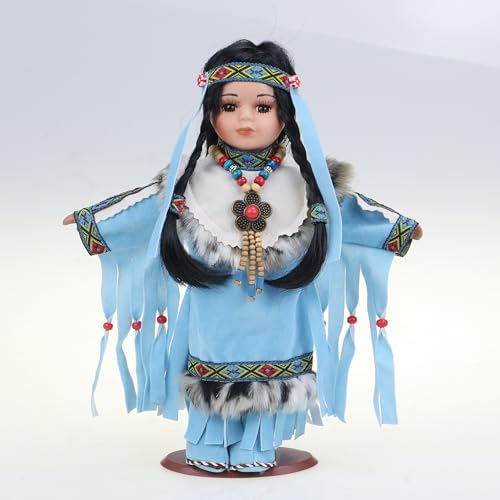 KINNEX COLLECTIONS SINCE 1997 10 Little Cubs Collectible Native American Indian Doll - D10705K5