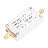 VBESTLIFE Low Pass Filter, LPF 100KK 50 ohm SMA Low Pass Filter, DC-100KHz, Aluminum Alloy, for Signal...