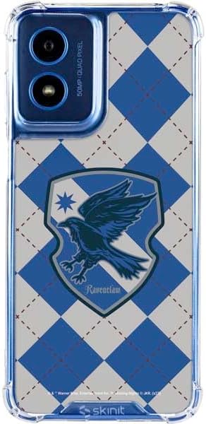 Skinit Clear Phone Case Compatible with Moto G Play 4G - Officially Licensed Wizarding Worlds Harry Potter Ravenclaw Crest Design