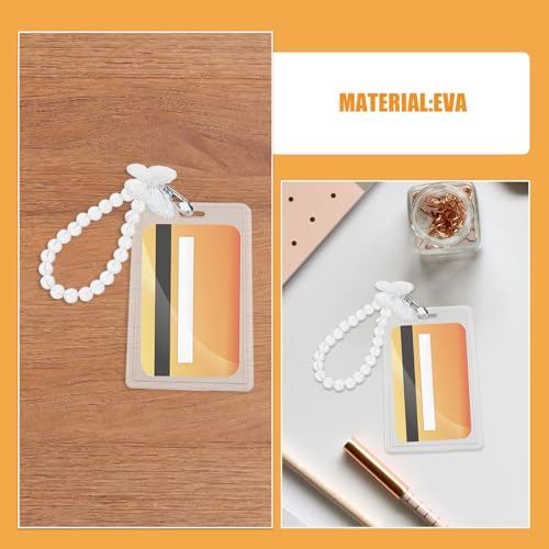Portatarjetas transparente SHINEOFI para evitar perder tu pase de estudiante 7