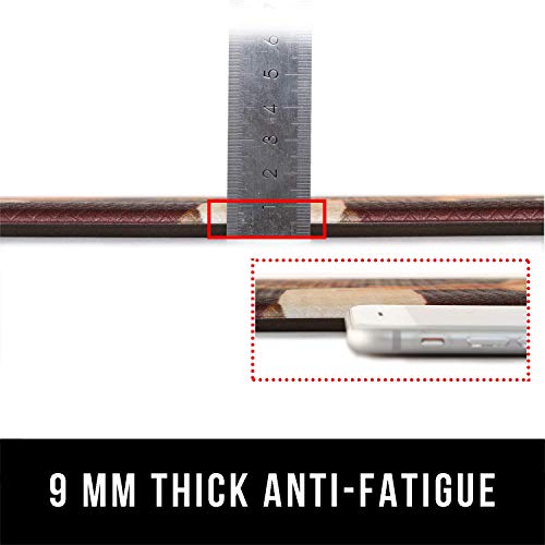 FRESHMINT Farmhouse Kitchen Mats Sets 2 Piece Cushioned Anti-Fatigue Comfort Mat for Home & Office Ergonomically Engineered Memory Foam Kitchen Rug Waterproof Non-Skid, 30" by 17" + 47" by 17",Home - Image 6