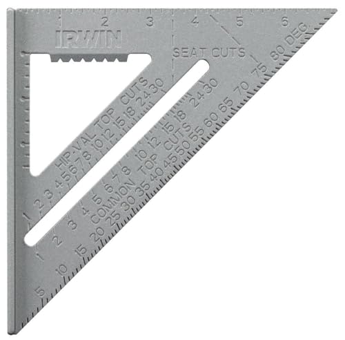 IRWIN Tools Rafter Square, Aluminum, 7-Inch (1794464)