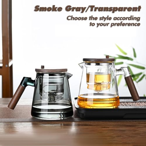 Infuseur à thé en vrac et théière en verre 650ml pour thé noir et vert