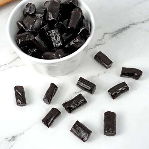 Finnska Sugar Free Black Licorice, 1 Pound Bulk Bag, Sugar Free Candy, Soft Chewy Licorice