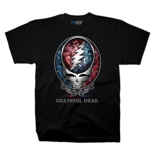 T-shirt homme Liquid Blue Bertha SYF idéal pour les festivals et concerts de musique rock