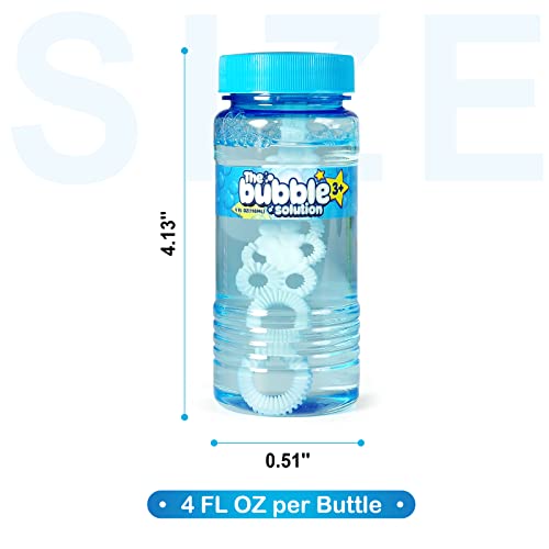 Springflower 36 Pcs Bubble Bottles With Wand,Bubbles Party Favors For Kids,Summer Toys, Blow Bubbles Solution Novelty Toy, Party Favors, Birthday Party Supplies, Outdoor & Indoor Activity,4Oz,6 Colors #TOP2