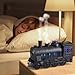 Humidifiers for Bedroom, Cool Quiet Steam Train Looking Mist Air Humidifier Diffuser for Home Baby Nursery & Plants and Auto Shut-off. (Black)
