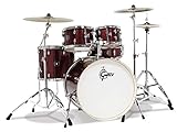 Gretsch Energy 5-Piece Drum Set w/Hardware and Zildjian Cymbals (Ruby Sparkle)