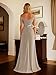Acenia Champagne Women's Mother of The Bride Dresses Long Off Shoulder Cocktail Gowns Chiffon Wedding Guest Dress Size 12