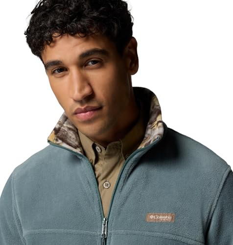 Columbia Jaqueta masculina de lã PHG, camuflagem lago/Timberwoods, média
