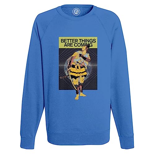 Sweat Shirt Homme Better Things are Coming en Coton Vintage