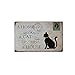 Produktbild C B Signs L.E.D. Metallschild mit Aufschrift A Home Without A Cat is Just A House, Vintage-Stil, Dekoration für Haustiere, 20 x 30 cm