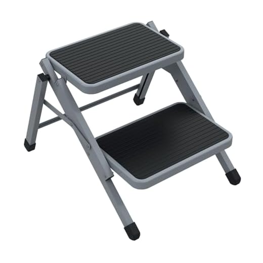 Doppeltrittstufe klappbar Camping Trittstufe Wohnwagen Wohnmobil Einstiegshilfe faltbar bis 150kg
