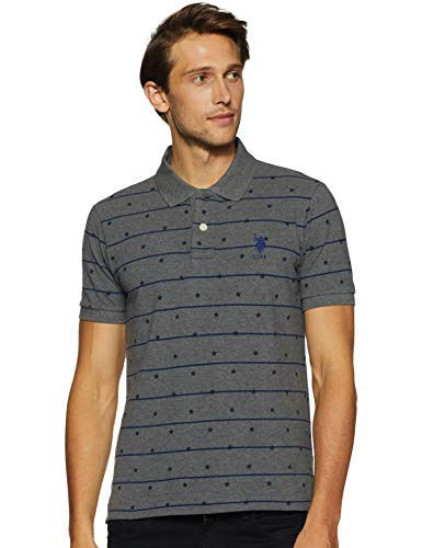 Image of U.S. POLO ASSN. Men's Solid Slim fit T-Shirt