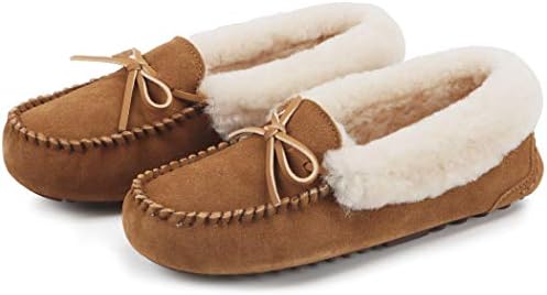 classic suede moccasin slippers