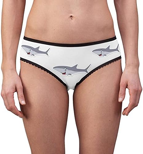 SpreadPassion Shark Panties, Shark Underwear, Briefs, Cotton Briefs, Funny Underwear, Panties For Women