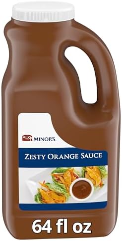 Minor's Zesty Orange Vegetarian Sauce and Marinade, 64 fl oz Jug