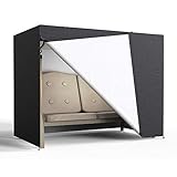 [page_title]-Enjoygoeu Schutzhülle Hollywoodschaukel 2 Sitzer Gartenschaukel Abdeckung Wasserdicht 210D Oxford 160 x 125 x 170 cm Abdeckhaube