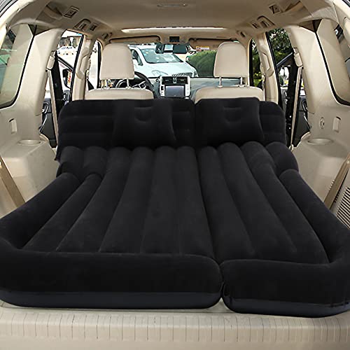 ADITAM Auto Aufblasbare Matratze Luftmatratze: SUV Schlafbett Matratze Fahrzeug Aufblasbares Bett Schwarz Blow Up Kissenbett 175X135X5cm Double The Comfort – Bild 5
