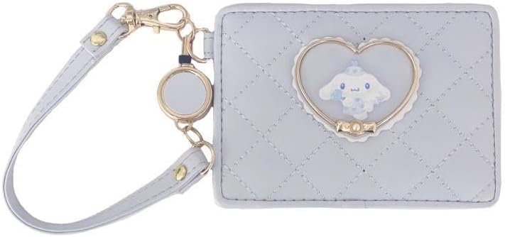 サンアート Sunart Cinnamoroll Single Pass Case with Reel 151383 Heart Frame CINNAMOROLL
