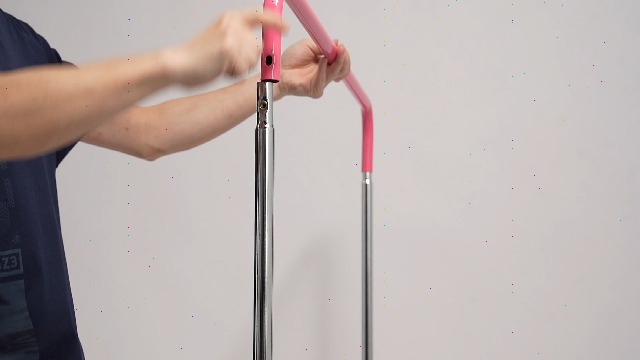 MINRS Barre De Gymnastique Pliable Pour Enfants – Hauteur Réglable, Supporte 100 Kg, Idéale Pour Filles De 3 à 8 Ans, Rose
