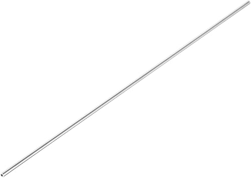 Miniatura 4 de Eowpower 5 piezas de tubo de tubo de metal capilar redondo de acero inoxidable 304 0.236 x 0.157 in, diámetro exterior x longitud 11.8 in
