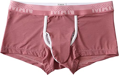 Mens Ice Silk Elephant Nose Boxer Briefs Bulge Enhancing Separated Pouch Soft and Breathable Underpants4